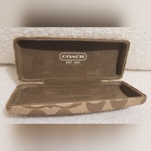 Coach Brown Eyeglass Case